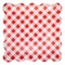 Red Gingham Scalloped Party Plates – 8ct | Summer BBQ & 4th of July Party Plates